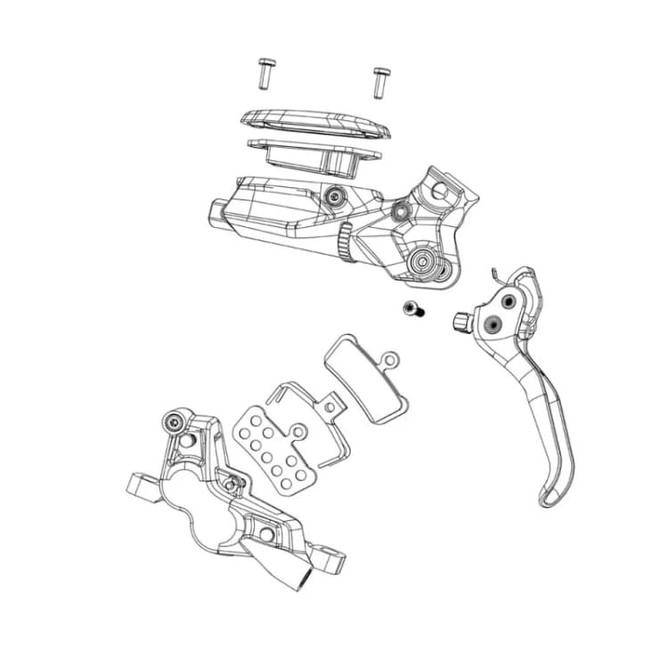 Image of Avid Spare Disc Brake Spare Parts Caliper Elixir Caliper Piston Kit Qty NO SIZE NO COLOUR