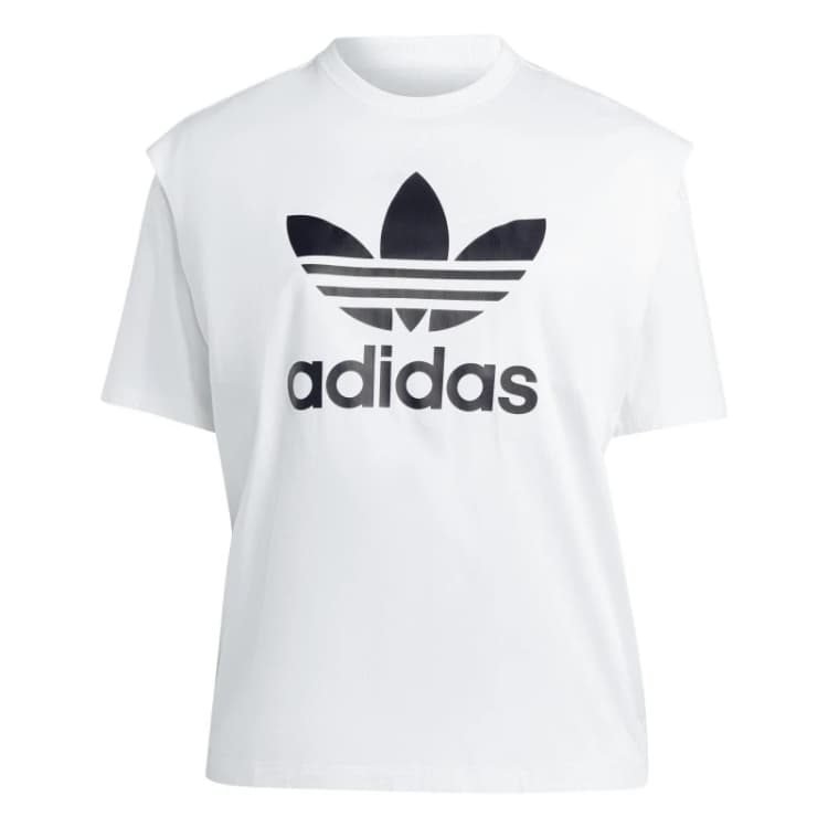 Image of adidas Classic Trefoil T-Shirt Womens White female 5XL(24-26)