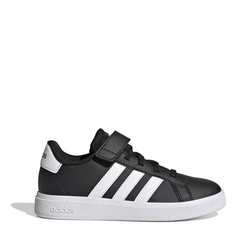 Image of adidas Grand Court Child Boys Trainers Low Trainers C10 (28) Black 02350203100