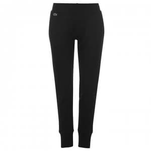 Image of Lacoste Jogging Bottoms - Black/White