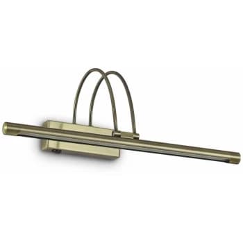 Image of Ideal Lux Lighting - Ideal Lux Bow - LED Medium Picture Wall Light Antique Brass