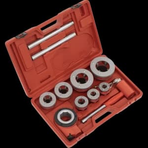 Image of Sealey 7 Piece Pipe Threading Kit BSPT