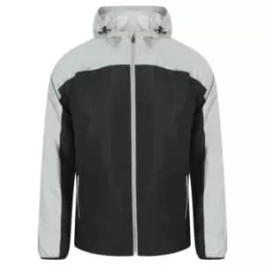 Image of Tombo Mens Hi-Vis Performance Jacket (M) (Black/Reflective)