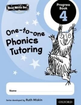Image of Read Write Inc. Phonics One-to-One Phonics Tutoring Progress Book 4 Pack of 5 by Ruth Miskin Book