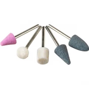 Image of SupaTool Mounted Stone Set 1/8'' Shank, 5 Piece