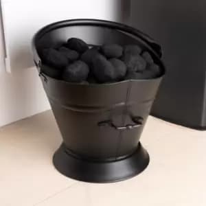 Image of Snug - Fireside Black Iron Coal Bucket Black