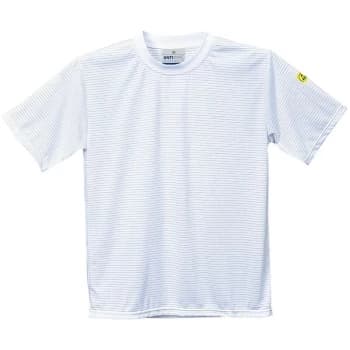Image of Portwest - AS20WHRM - sz M Anti-Static ESD T-Shirt Workwear - White