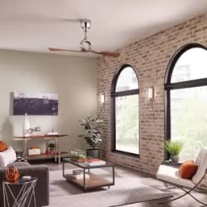 Image of Kichler Link Ceiling Fan & Remote, 137cm Fan Silver