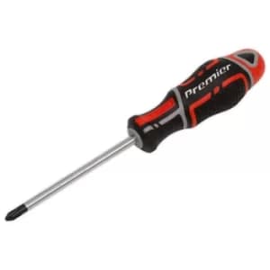 Image of Sealey AK4366 Screwdriver Pozi #2 x 100mm GripMAX