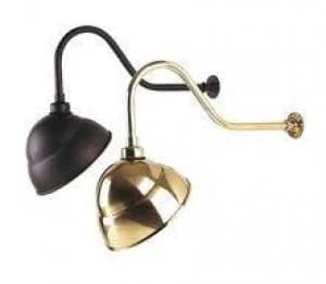 Image of 1 Light Outdoor Sign Light Outdoor - 9' Reflector Black IP43, E27
