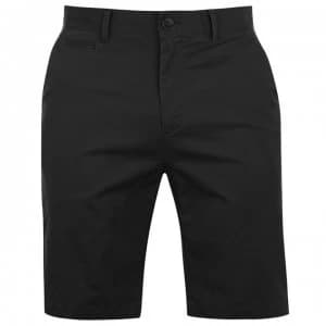 Image of Howick Oakley Slim Chino Shorts - Black