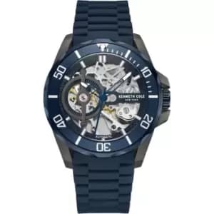 Image of Kenneth Cole Mens Kenneth Cole Automatic KCWGR0012803 - Two tone and Blue