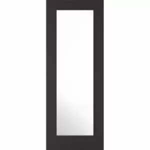 Image of LPD (W) 27" Charcoal Black Diez Glazed 1L Internal Door