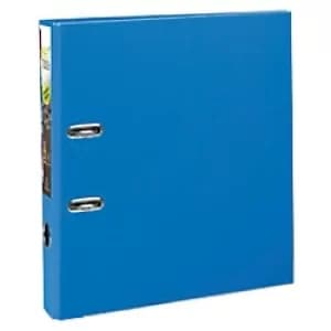 Image of Prem'touch Lever Arch File A4+ PP S50mm, 2 Rings, Blue, Pack of 10