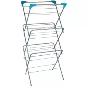 Image of Beldray Three Tier Elegant Clothes Airer, 15 Metre Drying Space, Holds up 15 KG - Grey