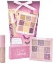 Image of Q-KI Party All Night Eco Packaging 2021 Set - False Eye Lashes, 1g False Eye Lash Eye Glue, 9 x 1g Eyeshadow, 6.5ml Shimmer Eyeshadow