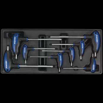 Image of Sealey TBT05 8 Piece T Handle Torx Key Set in Module Tray