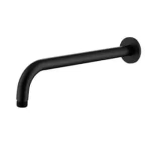 Image of Arissa Matt Black 300mm Round Wall Arm