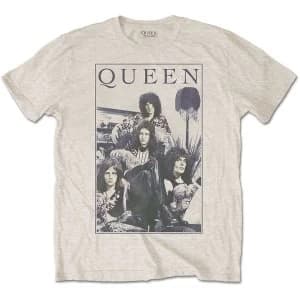 Image of Queen - Vintage Frame Mens XX-Large T-Shirt - Sand