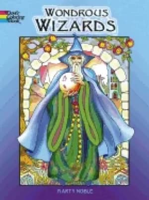 Image of wondrous wizards coloring book
