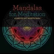 Image of mandalas for meditation scratch off nightscapes