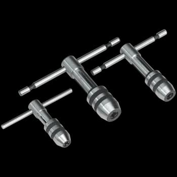 Image of Sealey 3 Piece T Handle Tap Wrench Set
