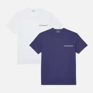 Image of Emporio Armani Core Two-Pack Stretch-Cotton Jersey T-Shirts - M