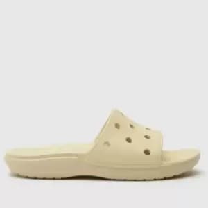 Image of Crocs Classic Slide Sandals In Stone