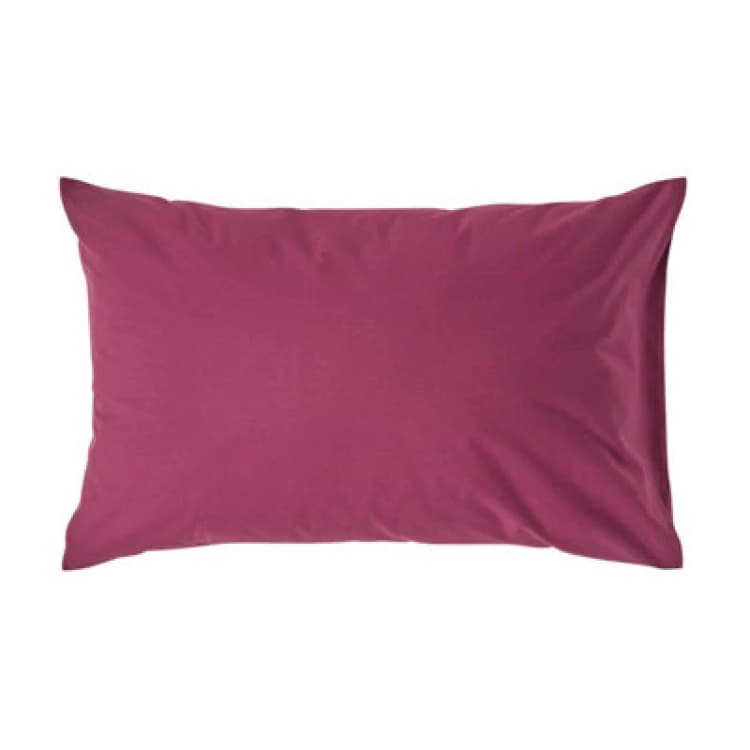Image of Homescapes Egyptian Cotton Housewife Pillowcase 200 TC , Standard Size Plum
