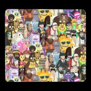 Image of Rick and Morty Parasites Gaming Mouse Mat - Small