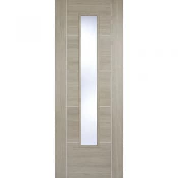 Image of LPD Vancouver Fully Finished Light Grey 1 Light Glazed Internal Door - 1981mm x 762mm (78 inch x 30 inch)