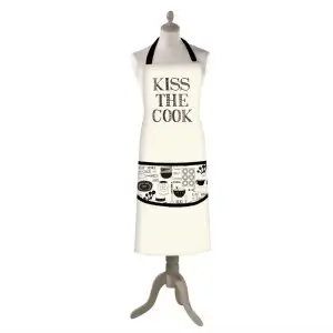 Image of Creative Tops Stir It Up Cooking Apron - Cream