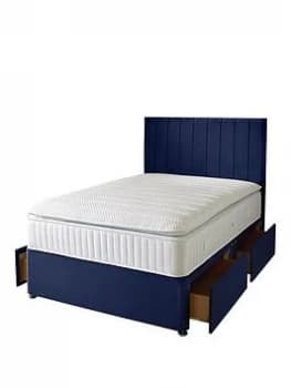 Image of Liberty 1000 Pocket Pillow Top Divan Bed With Storage Options