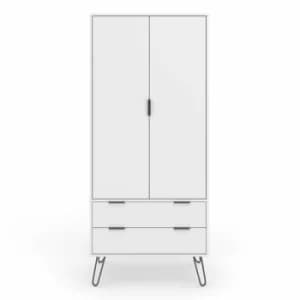 Image of Augusta 2 Door 2 Drawer Wardrobe White