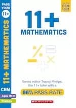 Image of Pass Your 11+: 11+ Mathematics Practice and Assessment for the CEM Test Ages 10-11
