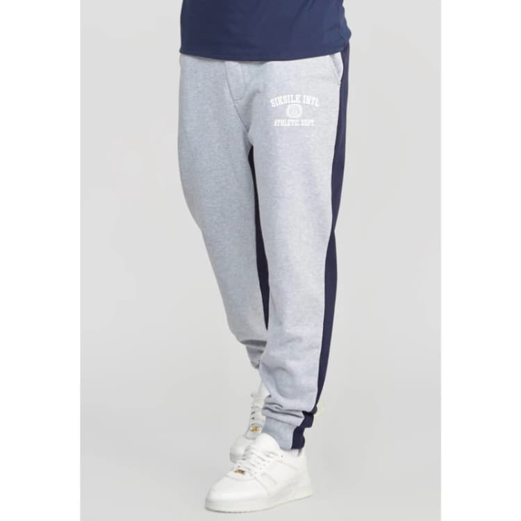 Image of SikSilk Contrast Joggers - Grey Grey XS