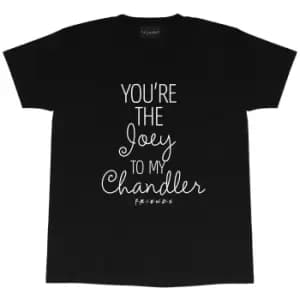 Image of Friends Mens Joey To My Chandler T-Shirt (3XL) (Black)