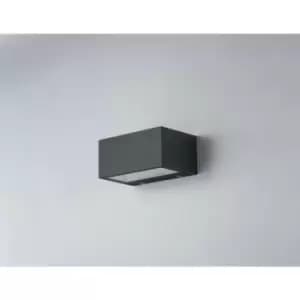 Image of Fan Europe TWIN LED 2 Light Up Down Light Anthracite, IP54 900lm 4000K 14x8.9x6.5cm