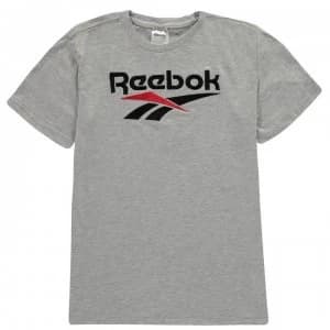 Image of Reebok Short Sleeve Logo T Shirt - Grey