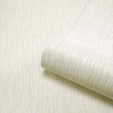 Image of Belgravia Tiffany Platinum Heavyweight Textured Vinyl Wallpaper Natural 180