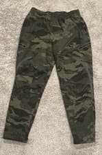 Image of NWT Under Armour Unstoppable Green Camo Cargo Pants Men's Size Large