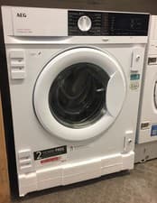Image of AEG Integrated Washing Machine 8kg 1400 rpm White B Rated LFX6G8434BI (11457)
