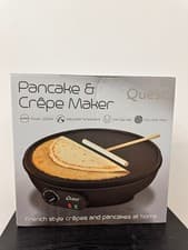 Image of Quest 35540 12" Electric Pancake Crepe Maker Non-Stick Hot Plate Adjustable