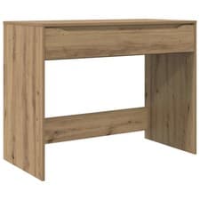 Image of Desk with Drawer with Storage Engineered Wood Writing Home Office vidaXL