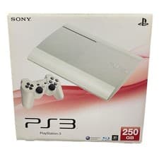 Image of Sony PS3 Super Slim Console - CECH-4200B LW White Open And Unused From Japan
