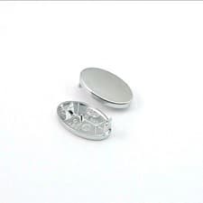Image of Grohe Grohtherm Cover Caps for Auto 1000 Shower Models - Chrome - 10099 00M