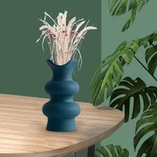 Image of Ceramic Vase Artistic Vase Minimalism Modern Vase for Flowers Boho Simple Flower