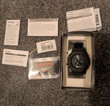 Image of Casio G-Shock GA-B2100-1A1 Black CasiOak Bluetooth Tough Solar Analogue Digital