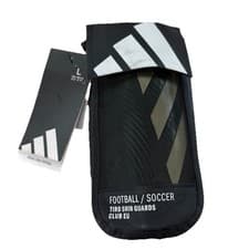 Image of adidas Tiro Club Football Shin Pads Guards Black / Gold Adults Size Large New