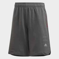 Image of adidas Youth Shorts Grey Athletic Spacer Unisex M L Casual Fitness FM4430